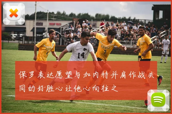 保罗表达愿望与加内特并肩作战共同的好胜心让他心向往之
